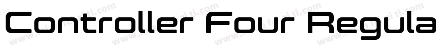 Controller Four Regular字体转换